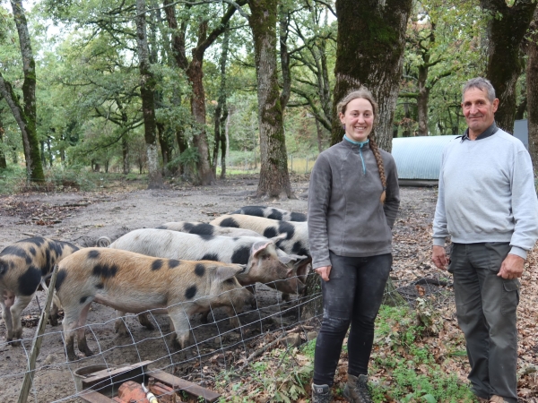 Ferme du plateau de Truinas : elle crée son élevage de porcs plein air
