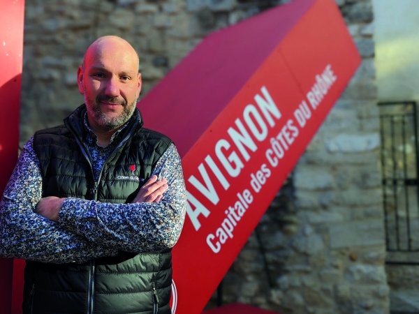 Damien Gilles, nouveau président  du Syndicat des vignerons  des Côtes-du-Rhône