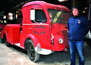 Une incroyable collection  de véhicules de sapeurs-pompiers