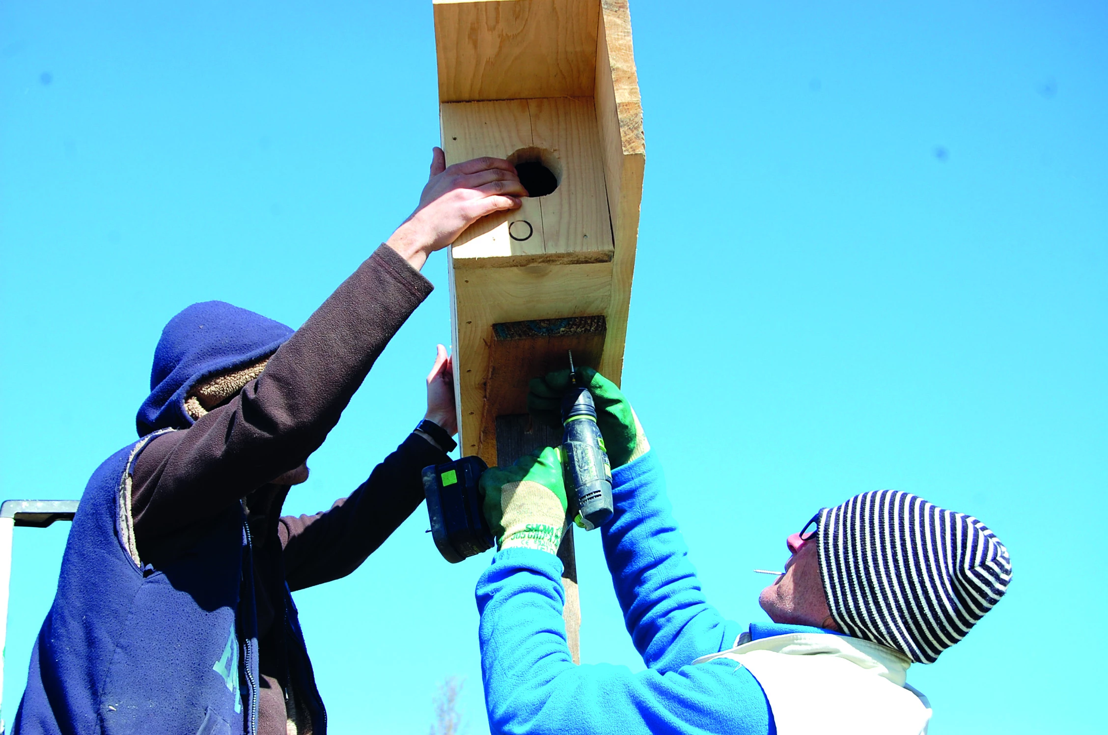 Des bénévoles à l’œuvre près de Montélimar