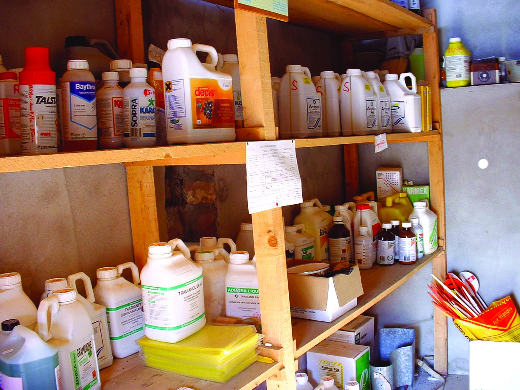 Substances dans le flou  