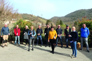 Elan de solidarité  des vignerons de Gervans