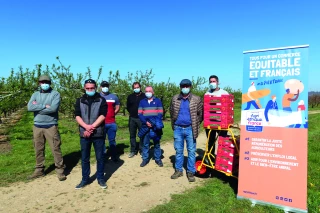 Des fruits estampillés « commerce équitable »