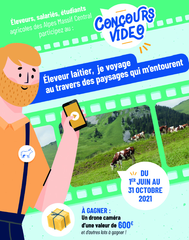 Eleveurs laitiers : un concours vidéo pour valoriser son métier
