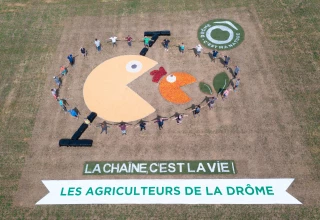 La fresque de la Drôme a été dévoilée le 6 juillet