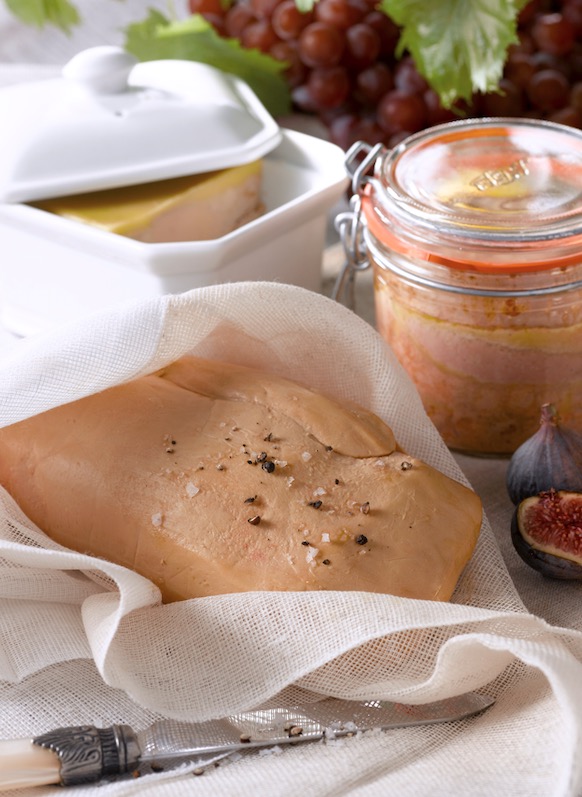 Les chefs restaurateurs avec les producteurs de foie gras