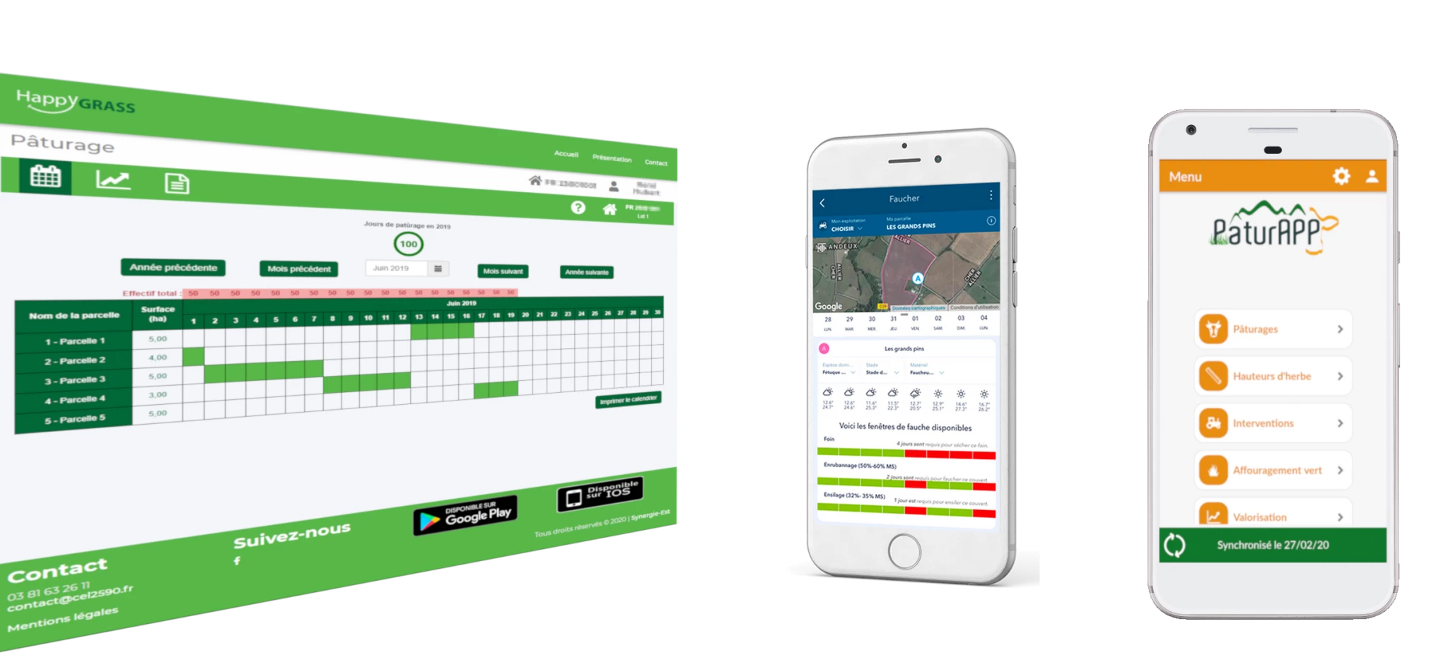 Au Gaec du Luthau (38), gestion du pâturage avec l’application Happygrass*