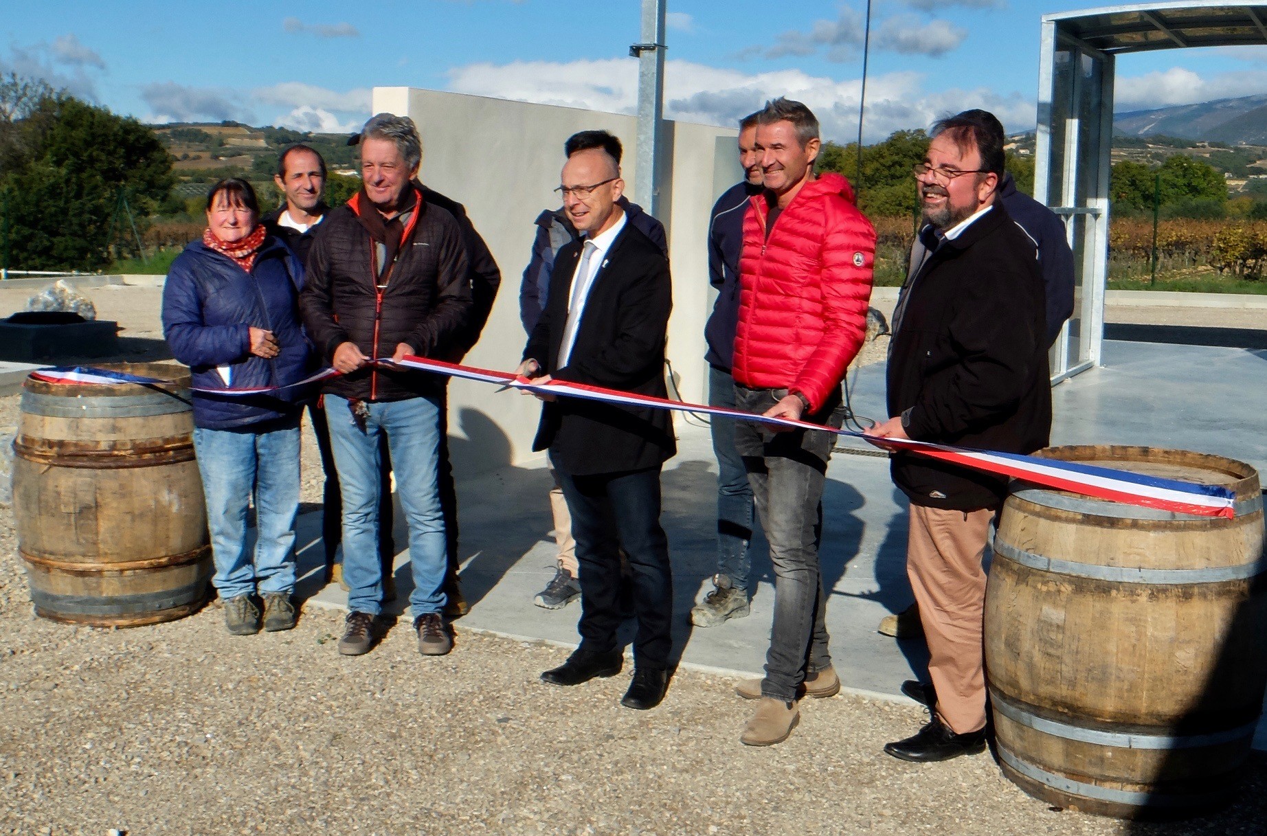 Effluents phytosanitaires : une station pour les vignerons des Baronnies