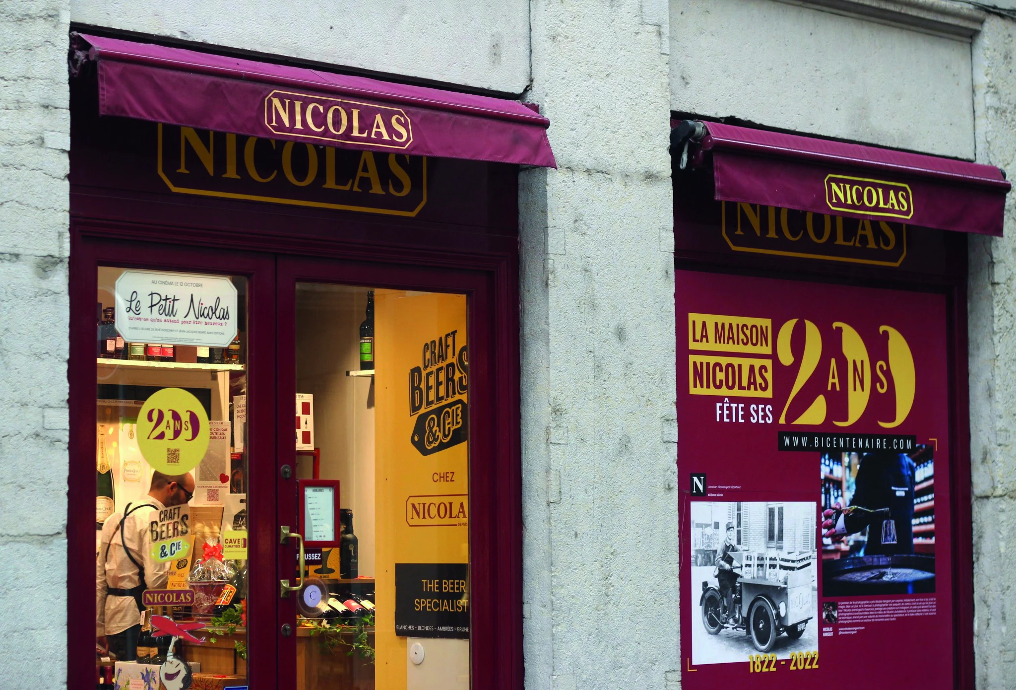 Nicolas, véritable mastodonte de la vente de vins