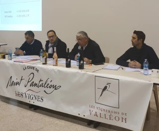 Cave de Saint-Pantaléon : face à la crise