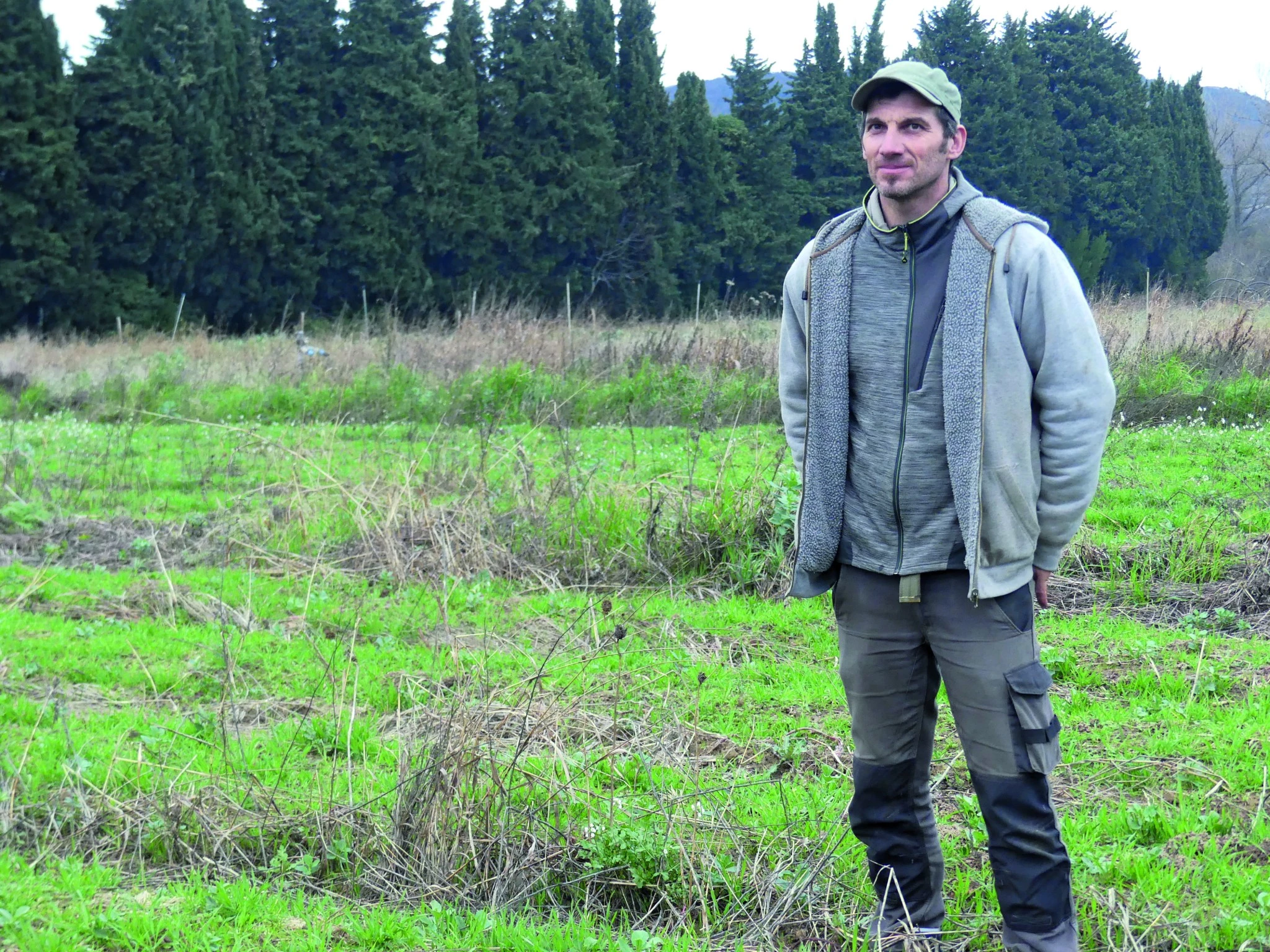 Emmanuel Giacomazzi pratique le maraîchage sur sol vivant
