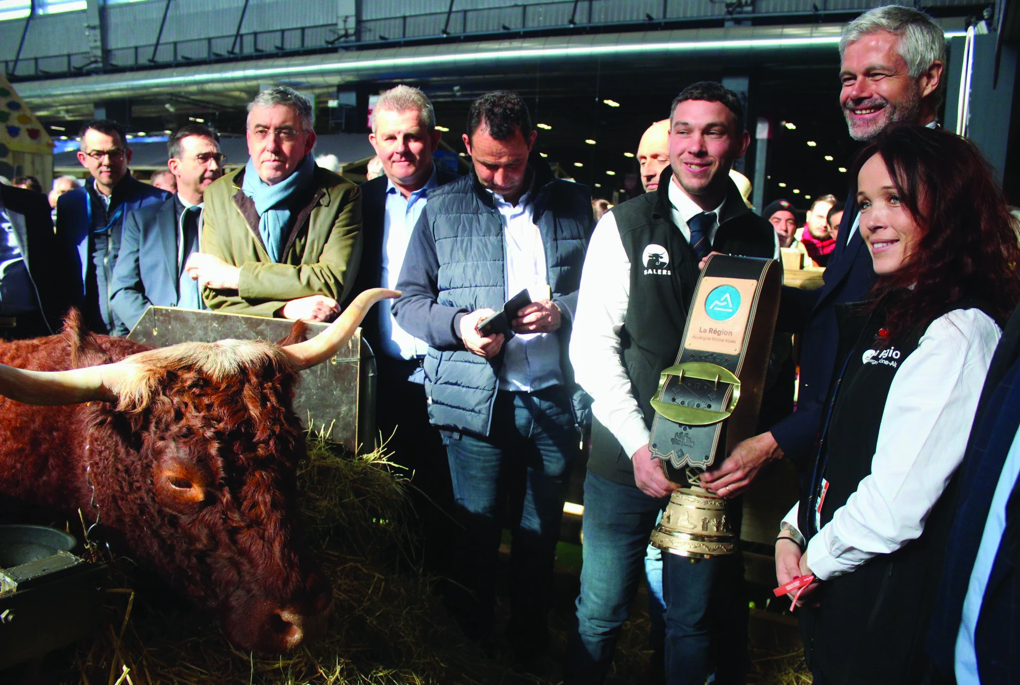 L. Wauquiez auprès des éleveurs