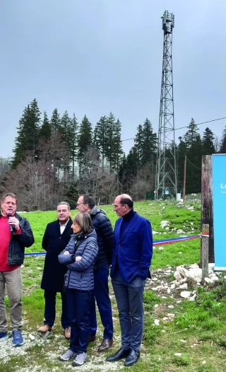 Téléphonie mobile  : quatre pylônes inaugurés