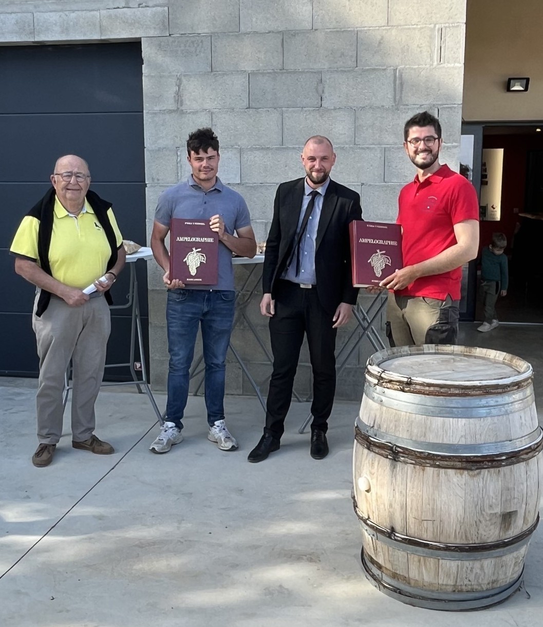 Salon des vins de Tain-l’Hermitage  : remise officielle des ampélographies