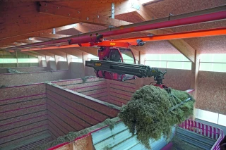 Un séchoir en grange  à la Cuma de Pollionnay