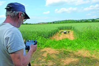 Le semoir est un drone