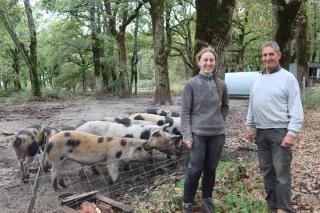 Ferme du plateau de Truinas : elle crée son élevage de porcs plein air