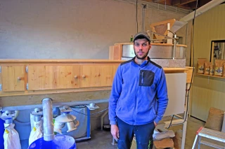 À la ferme des Gabeliers, Thomas Brun produit  une farine bio et locale 