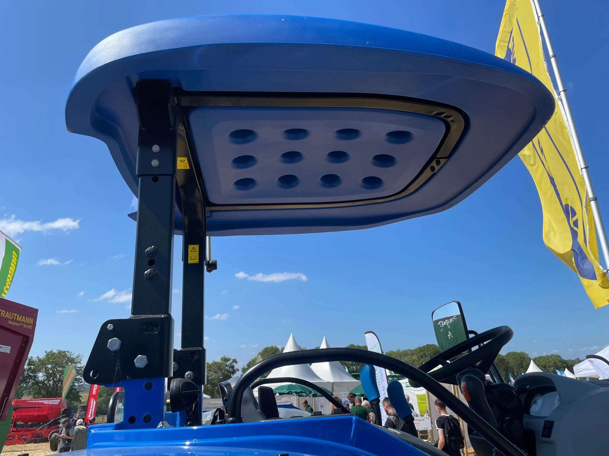 La norme Fops à respecter pour les tracteurs sans cabine avec chargeur