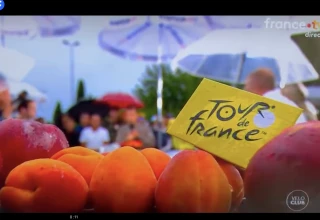 L'ail et les fruits d'été de la Drôme sur le Tour de France