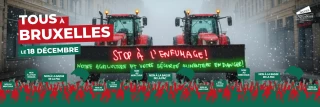 La colère agricole s’exprime à Bruxelles