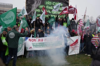 Mobilisation agricole européenne à Strasbourg à la veille du vote sur le Mercosur