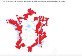 Influenza aviaire : l'épizootie « s'emballe » en Europe, la moitié de la France en risque « élevé »