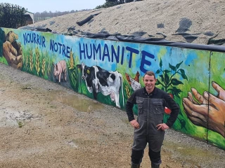 Une fresque en réponse aux antispécistes