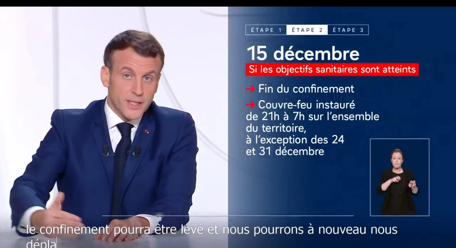 Un plan de déconfinement en trois étapes