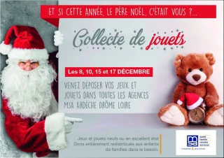 « MSA Solidaire, nos valeurs en action » : appel aux dons de jouets