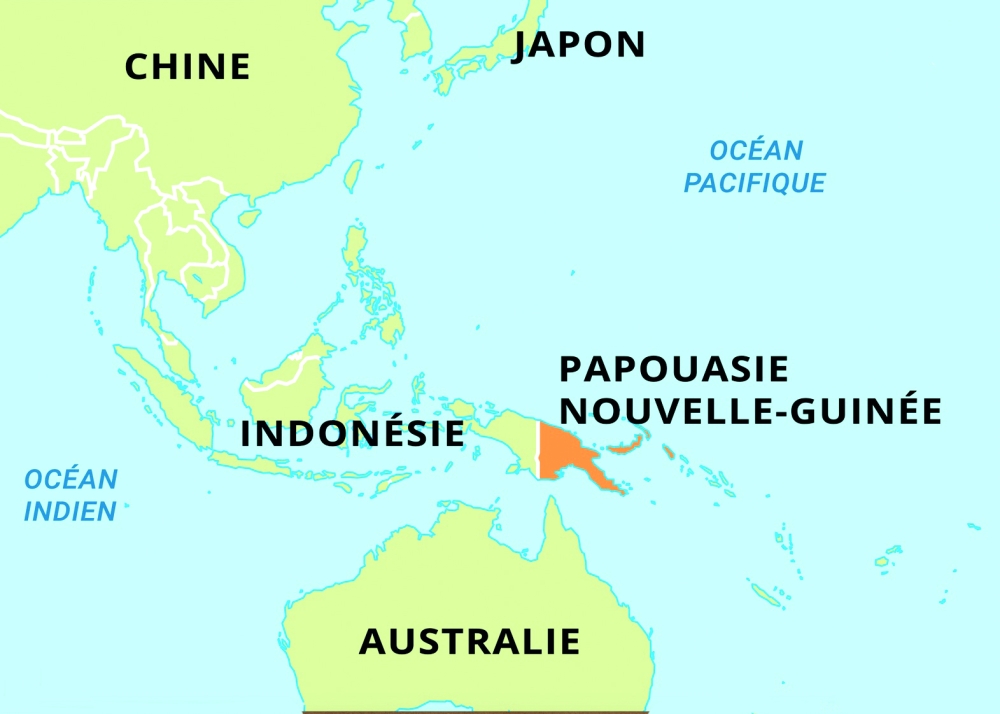 Mais où se situe la Papouasie- Nouvelle- Guinée